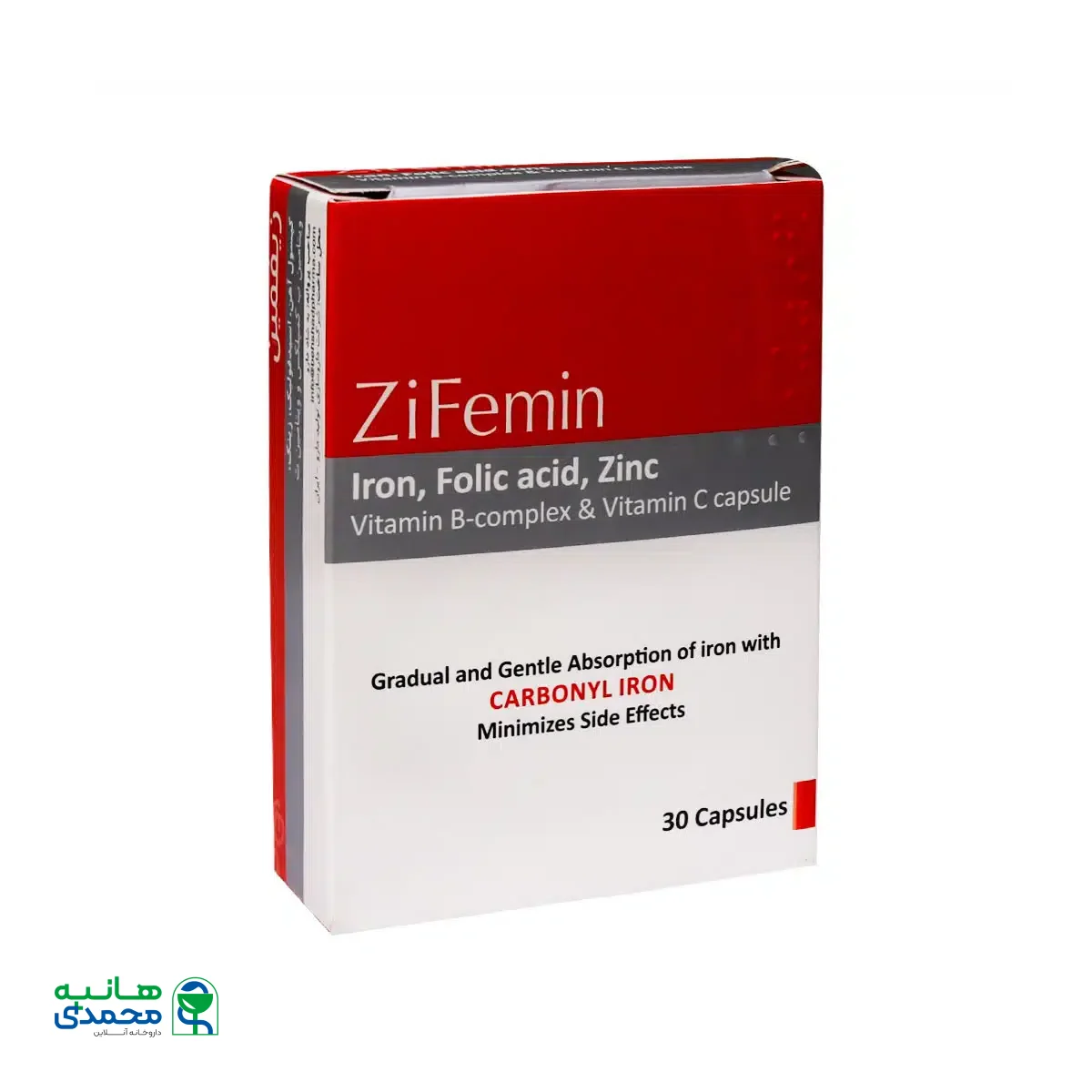 کپسول زیفمین بهشاد دارو 30 عدد