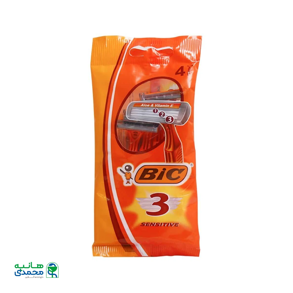 خود تراش 3 لبه بیک مناسب پوست های حساس