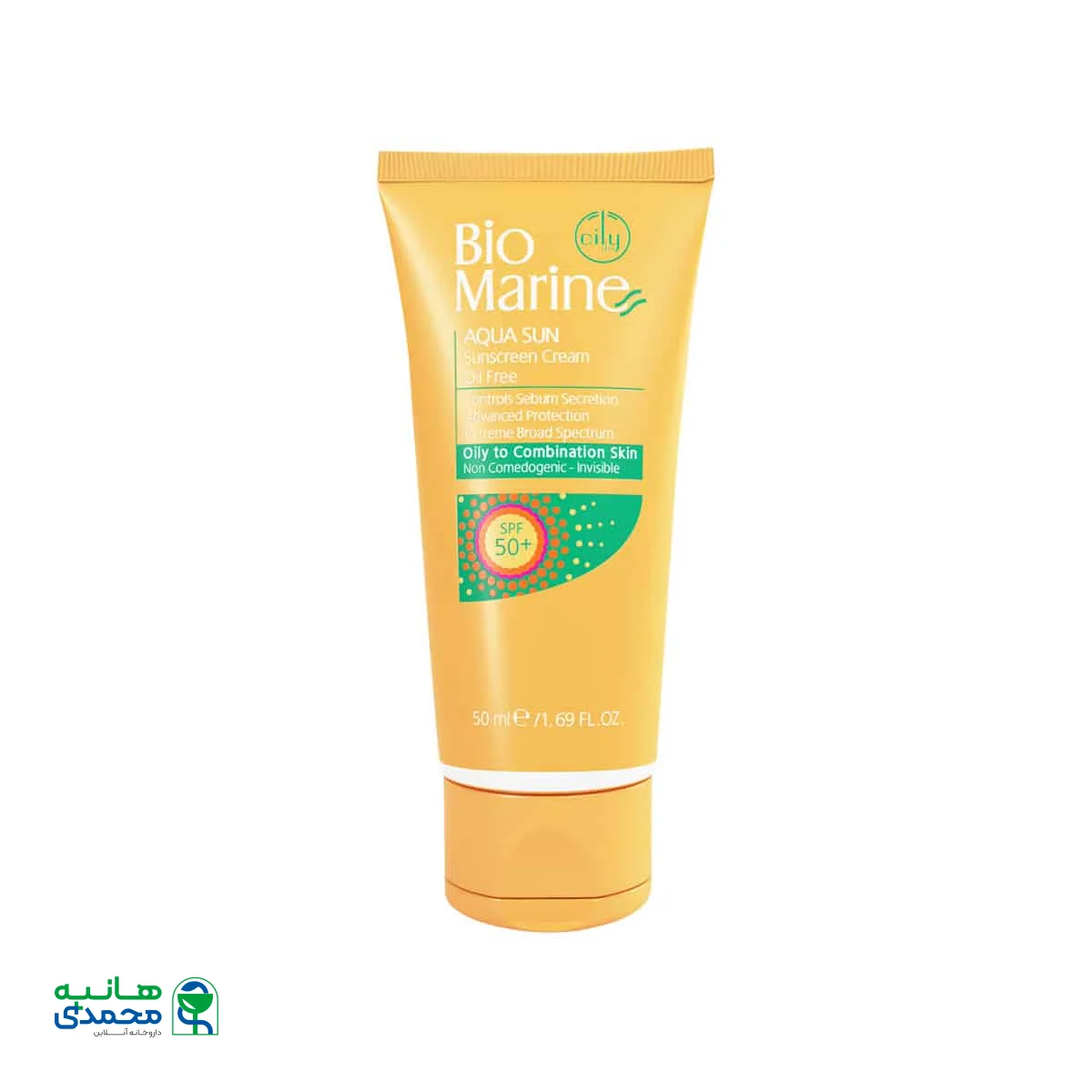 کرم ضد آفتاب فاقد چربی SPF50 بایومارین