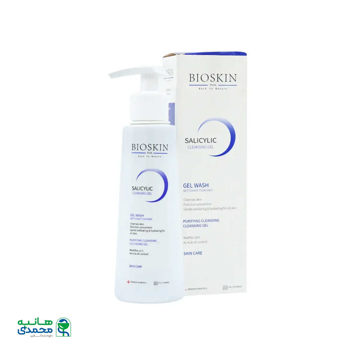 ژل شستشوی صورت حاوی اسید سالیسیلیک بایو اسکین