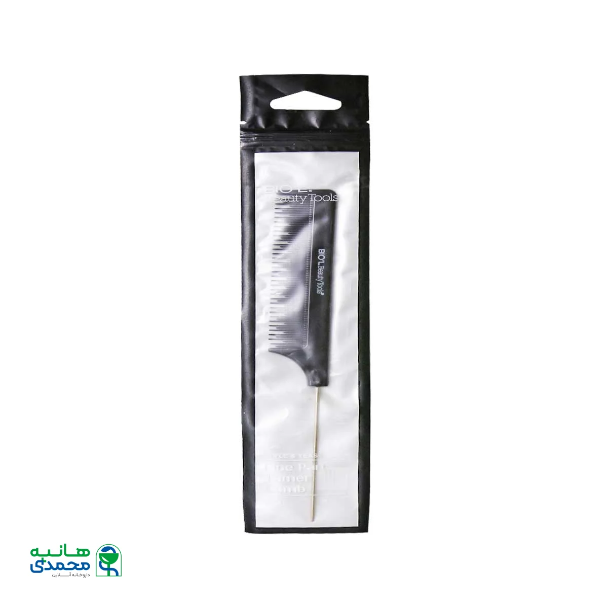 شانه مو دندانه کوتاه و بلند با دم تقسیم کننده بیول