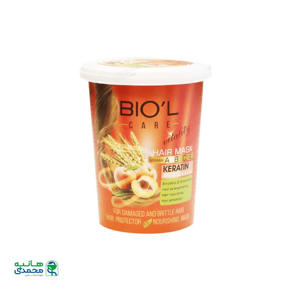 ماسک موی هلو و گندم بیول