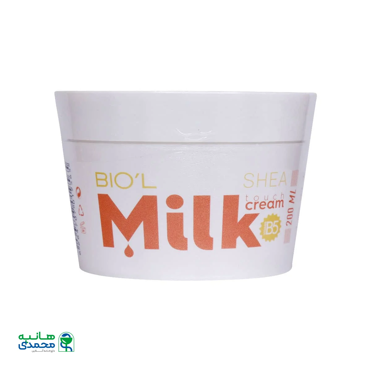 کرم نرم کننده پوست شیر و شیا بیول مناسب پوست نرمال تا خشک