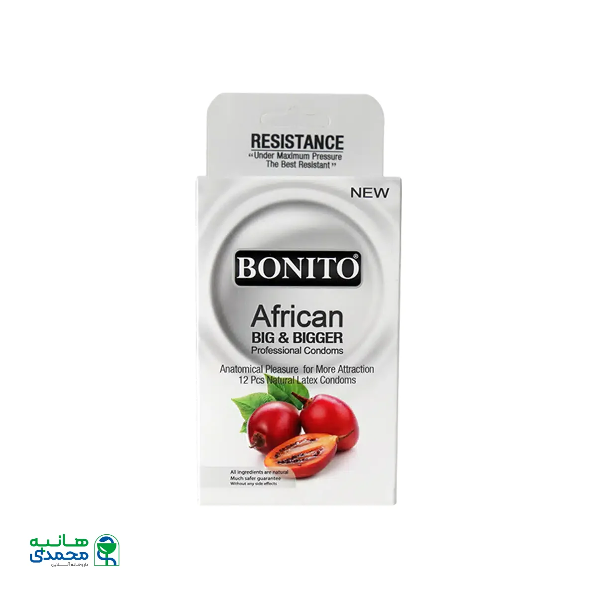 کاندوم ساده بونیتو مدل آفریقایی ۱۲ عددی
