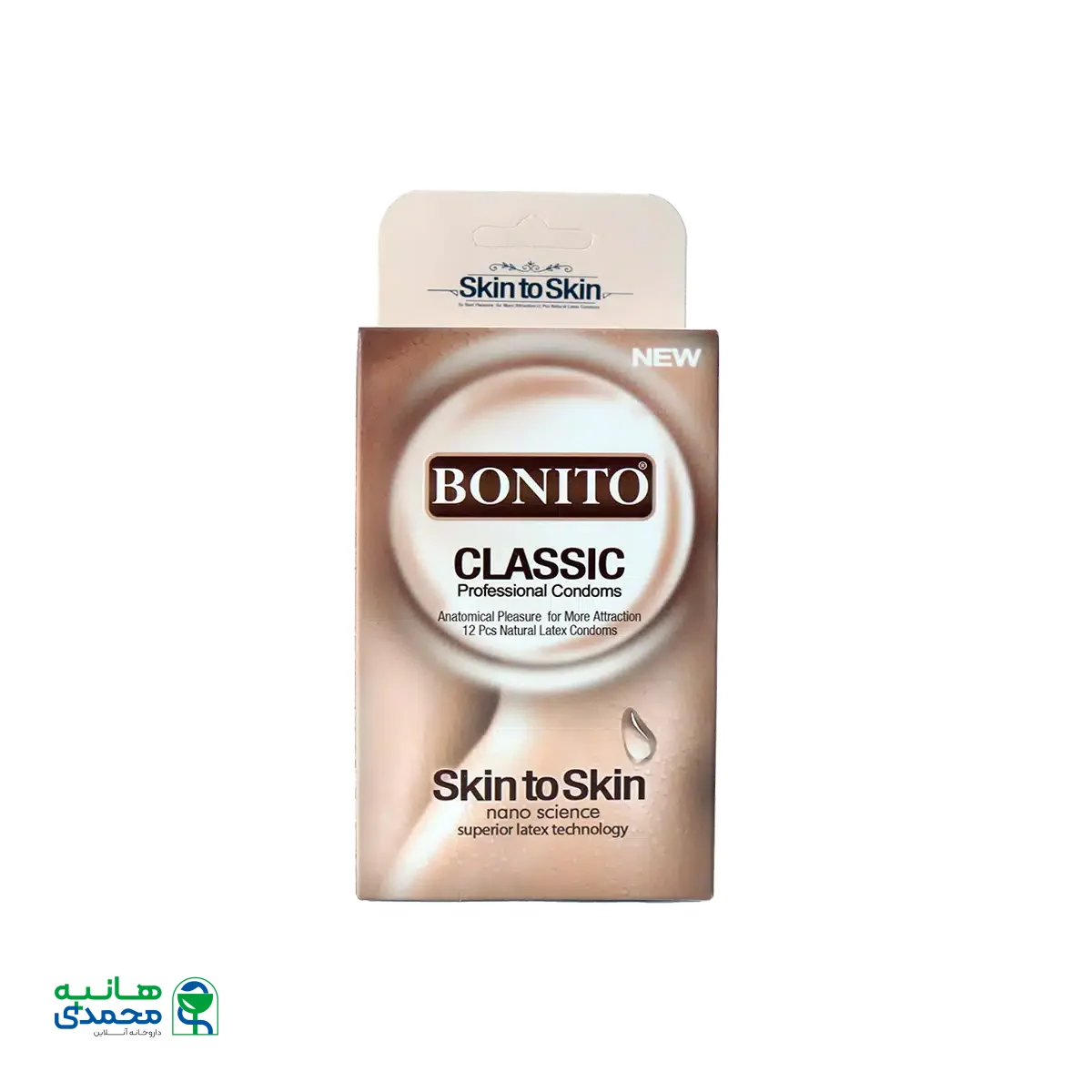 کاندوم ساده بونیتو مدل کلاسیک ۱۲ عددی
