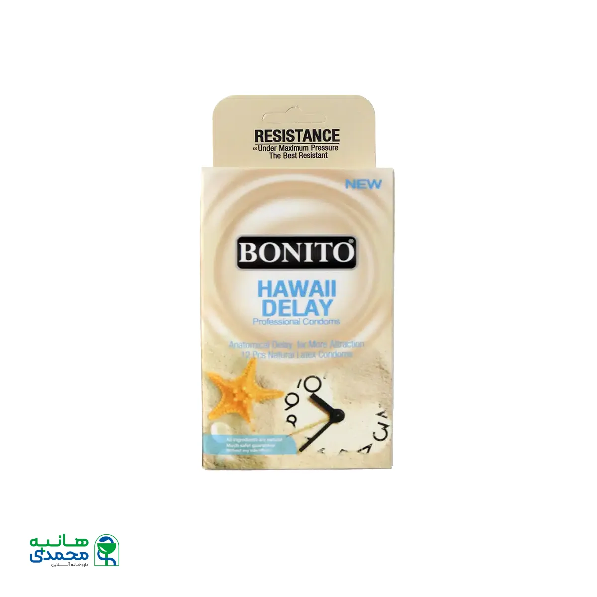 کاندوم ساده بونیتو مدل هاوایی ۱۲ عددی