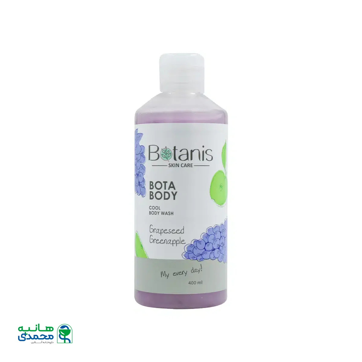 شامپو بدن خنک کننده بوتانیس 400 میلی لیتر