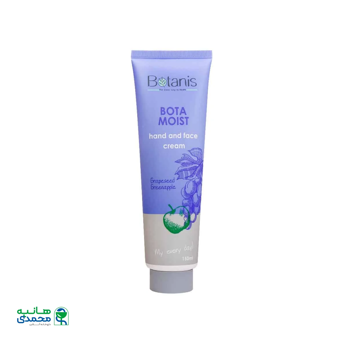 کرم مرطوب کننده دست و صورت انگور و سیب سبز بوتانیس