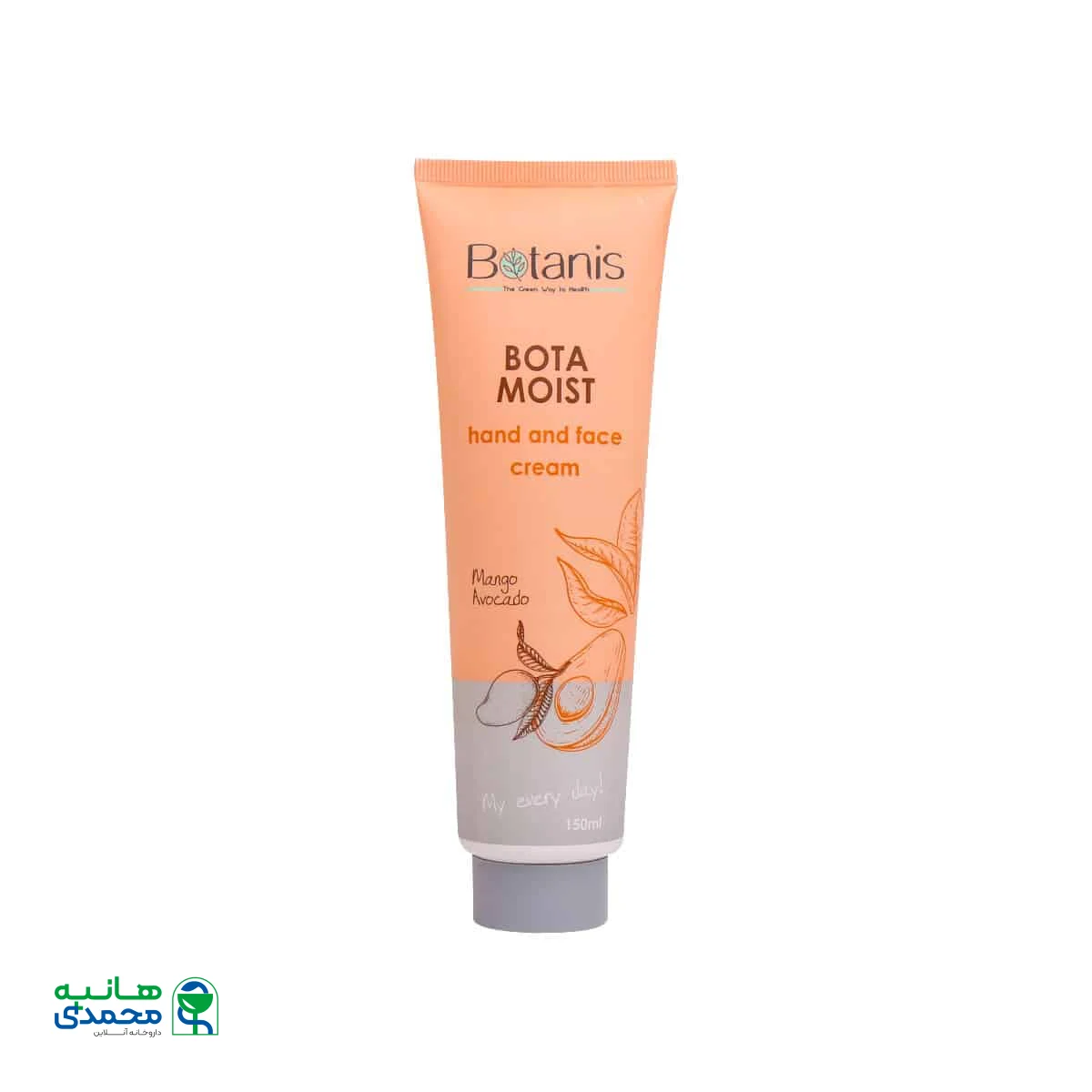 کرم مرطوب کننده دست و صورت منگو و آووکادو بوتانیس