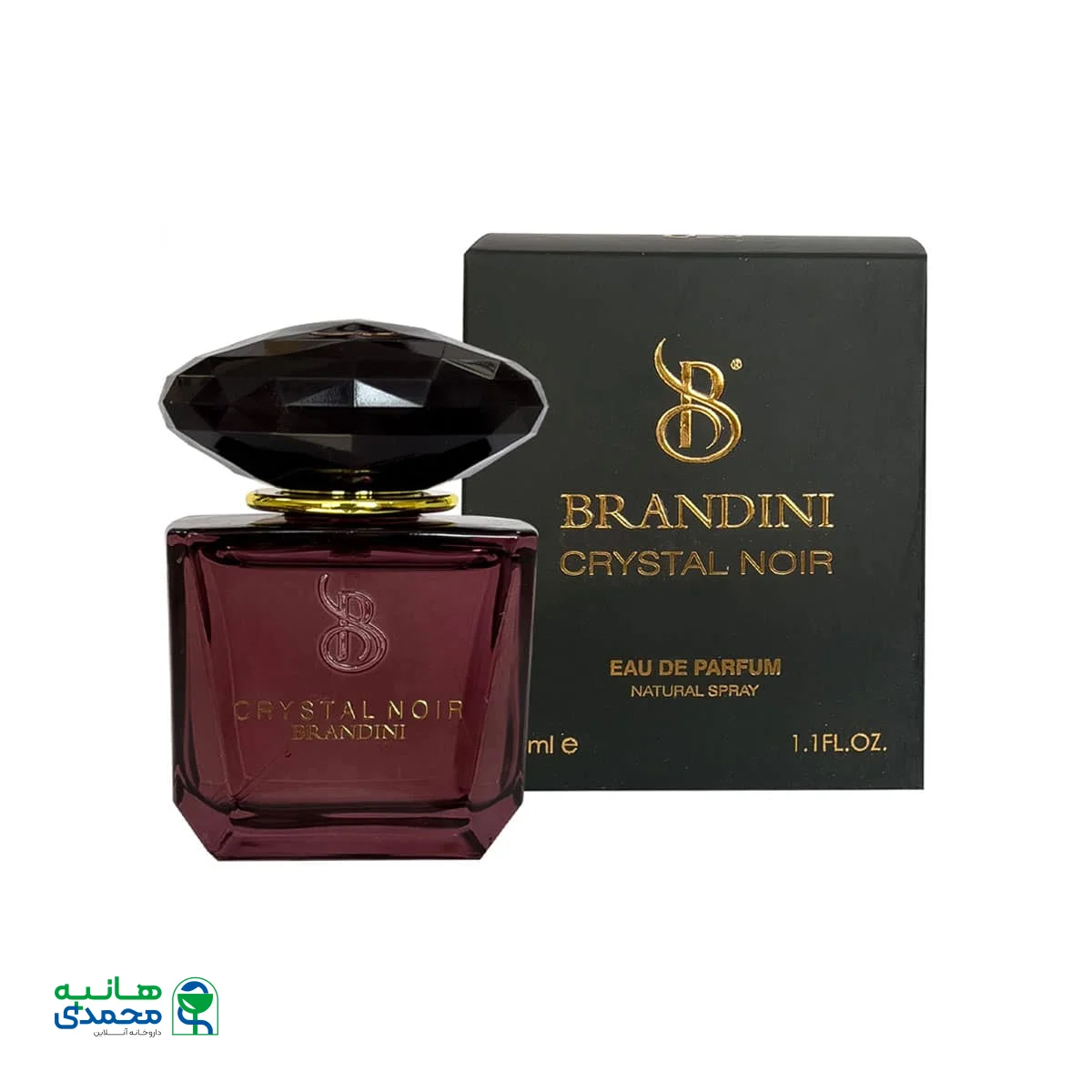 عطر جیبی زنانه برندینی مدل Crystal Noir