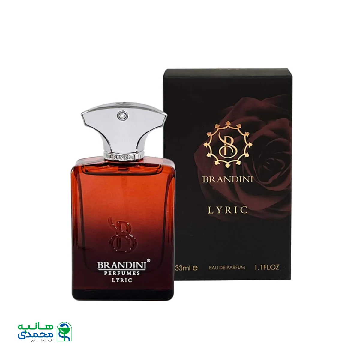 عطر جیبی مردانه برندینی مدل Lyric حجم 33 میلی لیتر
