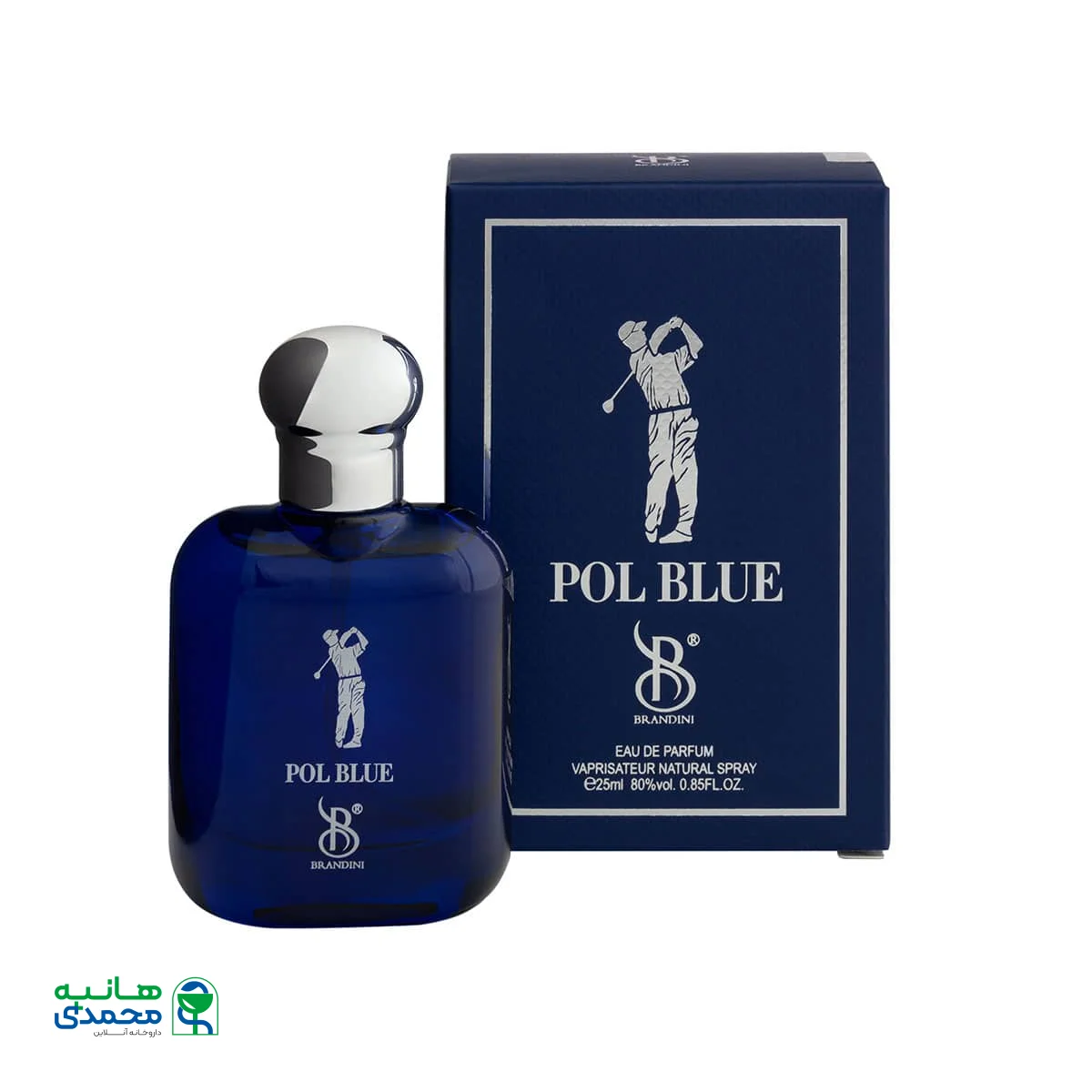عطر جیبی مردانه برندینی مدل Pol Blue