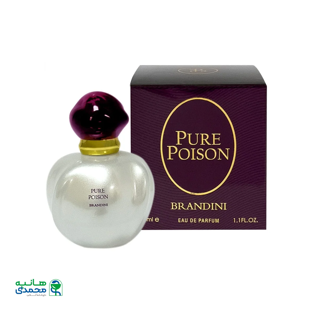 عطر جیبی زنانه برندینی مدل Pure Poison - 33 میلی لیتر