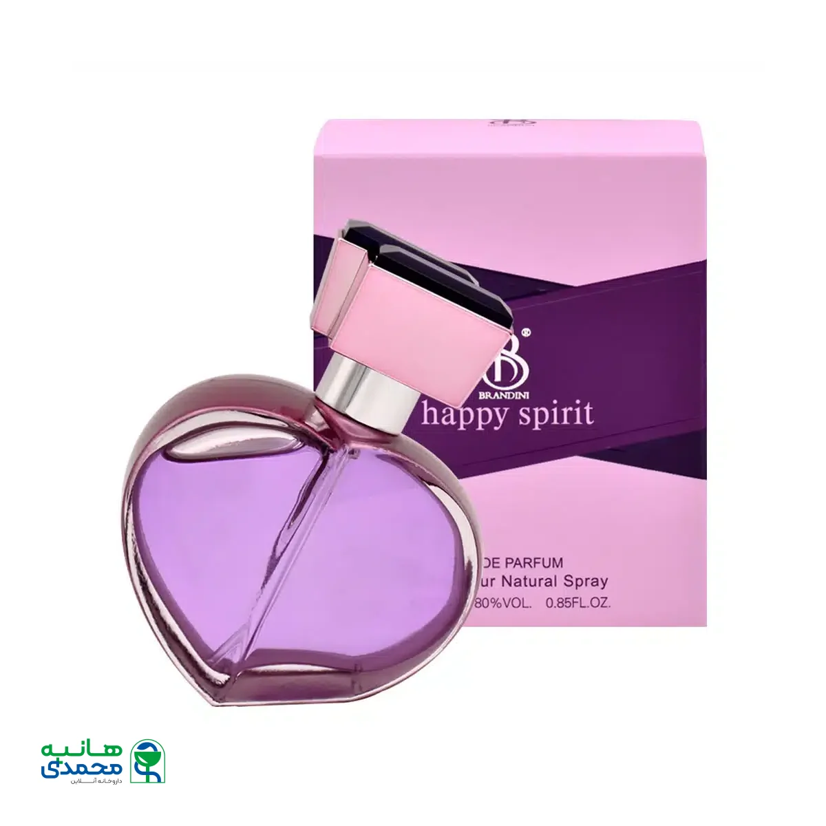 عطر جیبی زنانه برندینی مدل Happy Spirit حجم 25 میلی لیتر