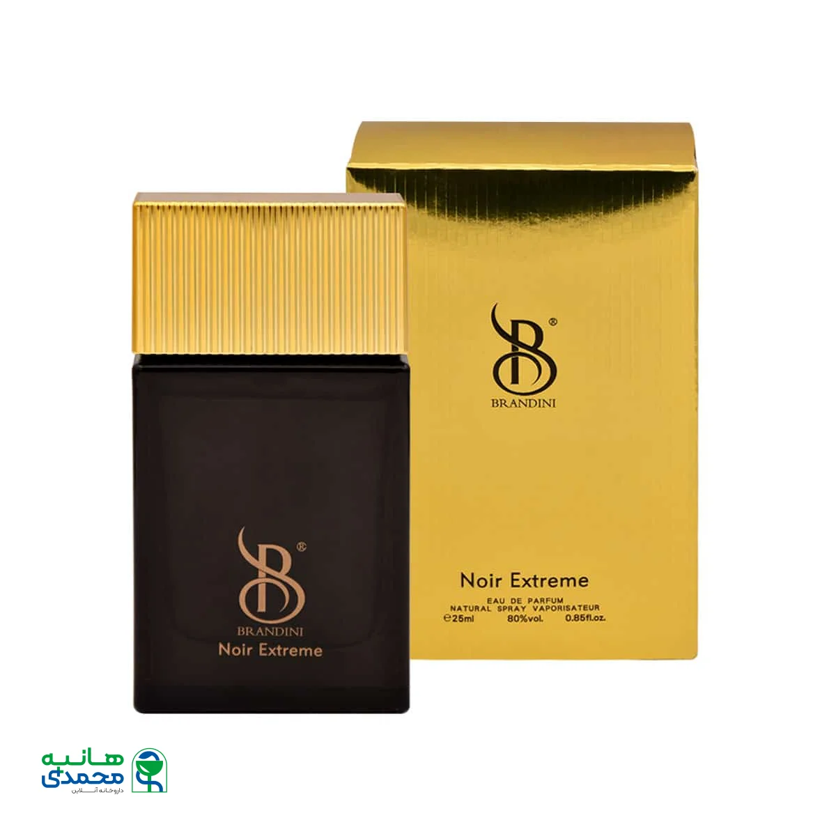 عطر جیبی مردانه برندینی مدل Noir Extreme حجم 25 میلی لیتر