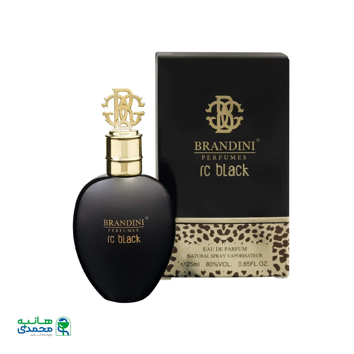عطر جیبی زنانه برندینی مدل Rc Black