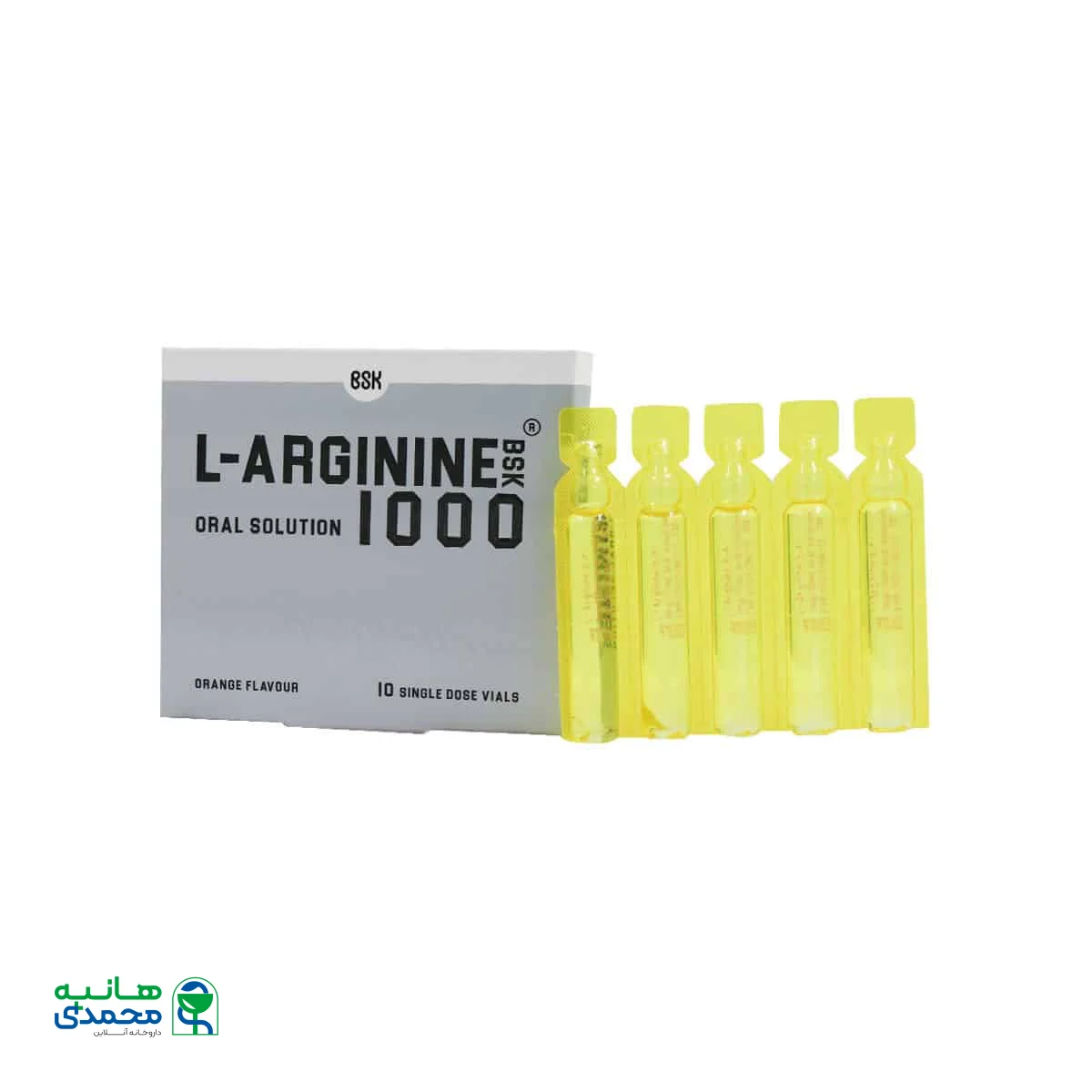 ویال ال آرژنین 1000 میلی گرم بی اس کی