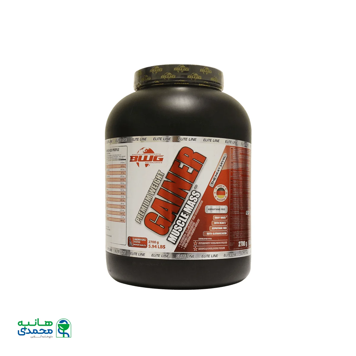 گینر افزایش وزن پرمیوم بادی ورلد