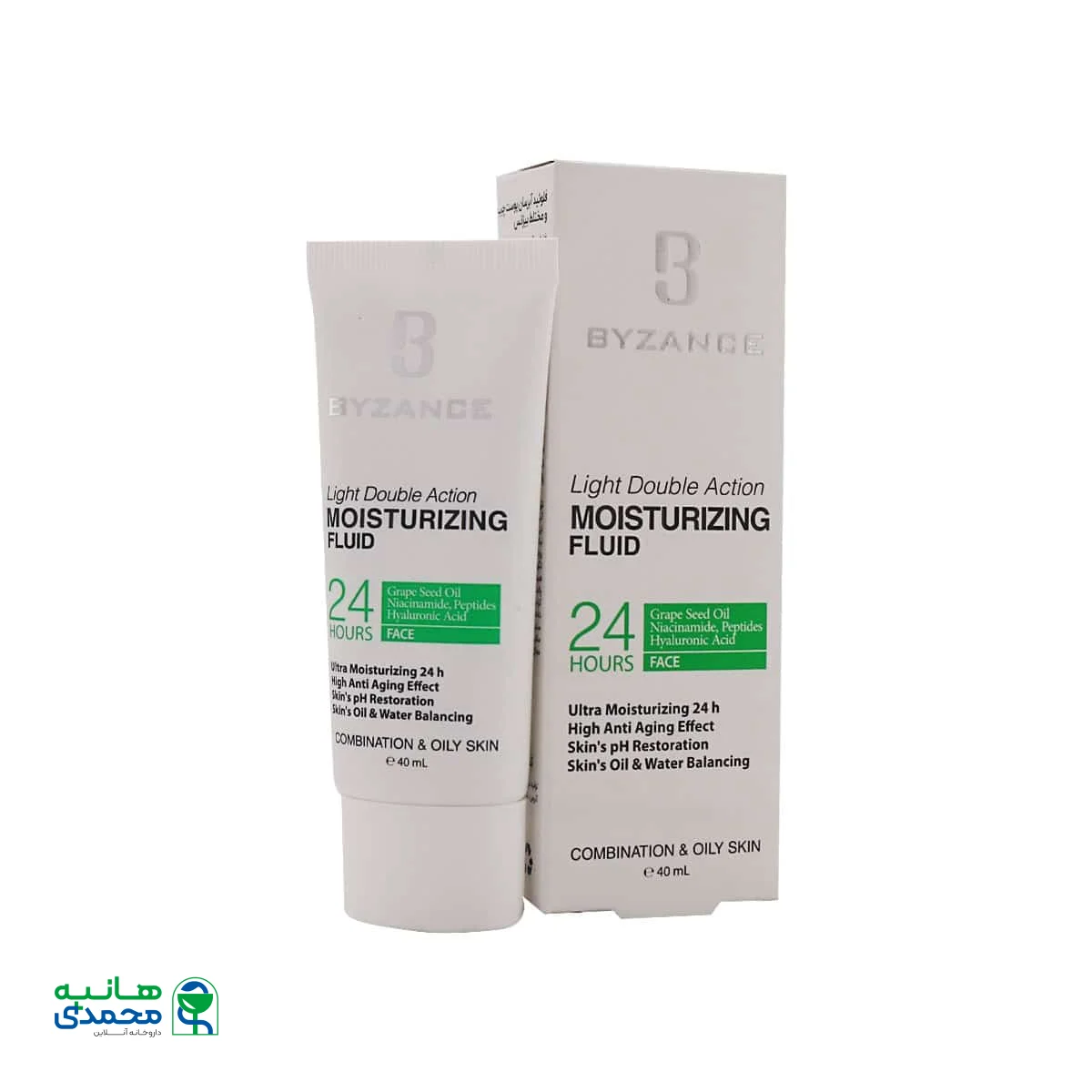 فلوئید آبرسان پوست چرب و مختلط بیزانس