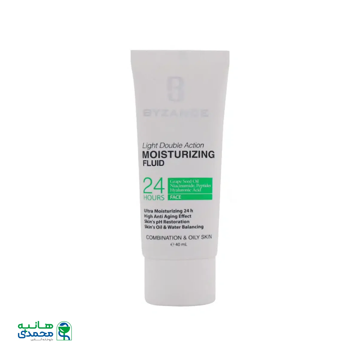 فلوئید آبرسان پوست چرب و مختلط بیزانس 40 میلی لیتر