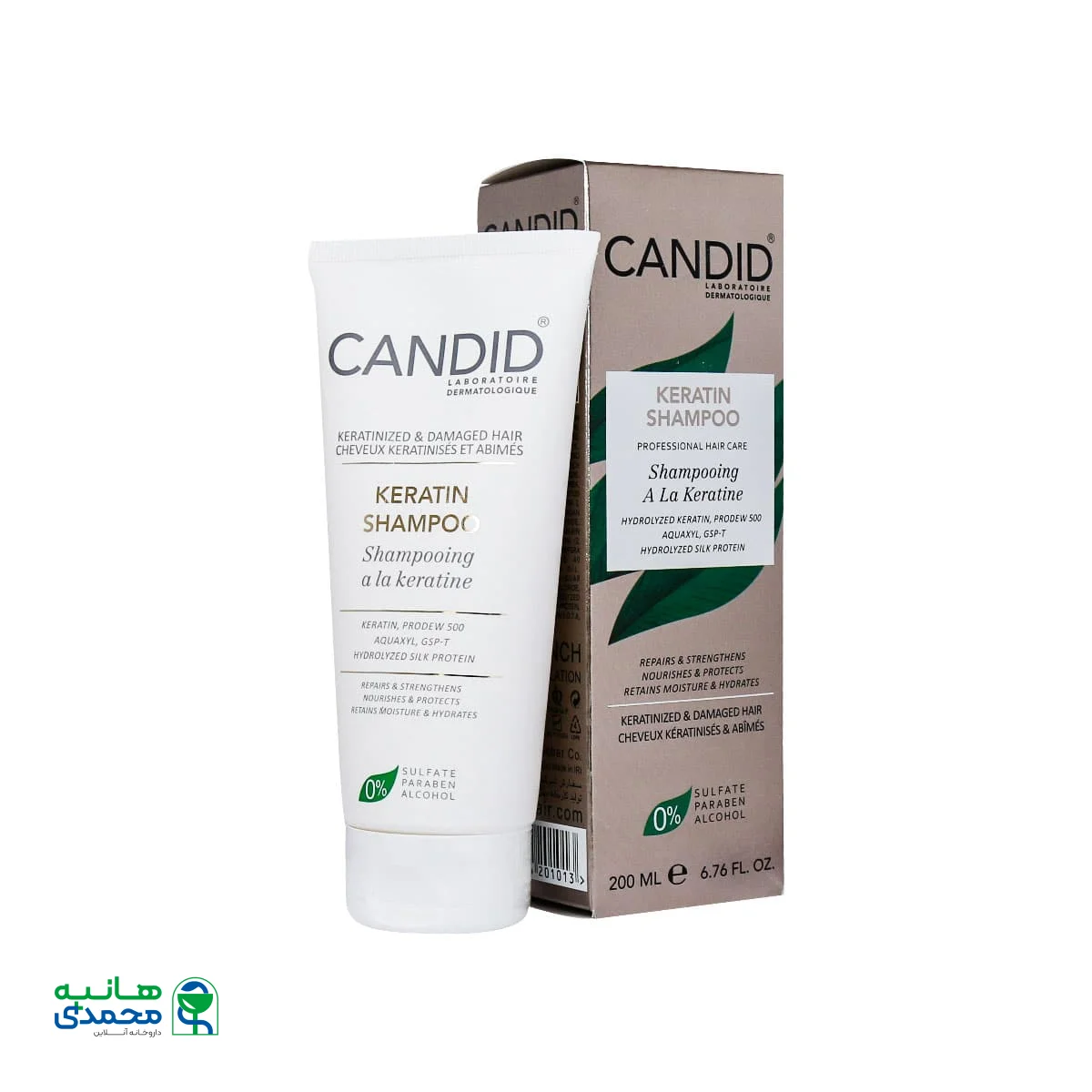 شامپو کراتینه کاندید مناسب مو کراتینه و آسیب دیده