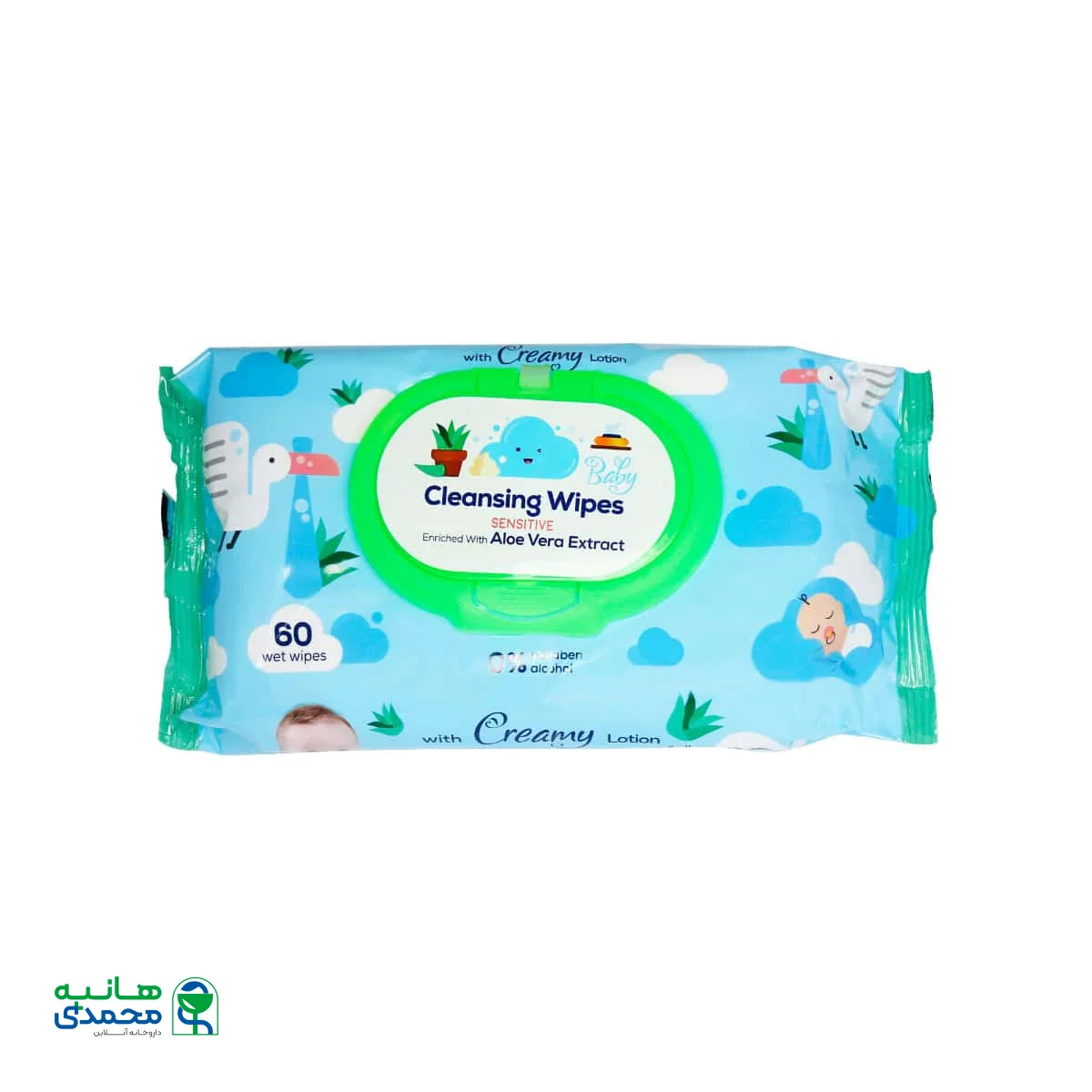 دستمال مرطوب پاک کننده کودک کانواس