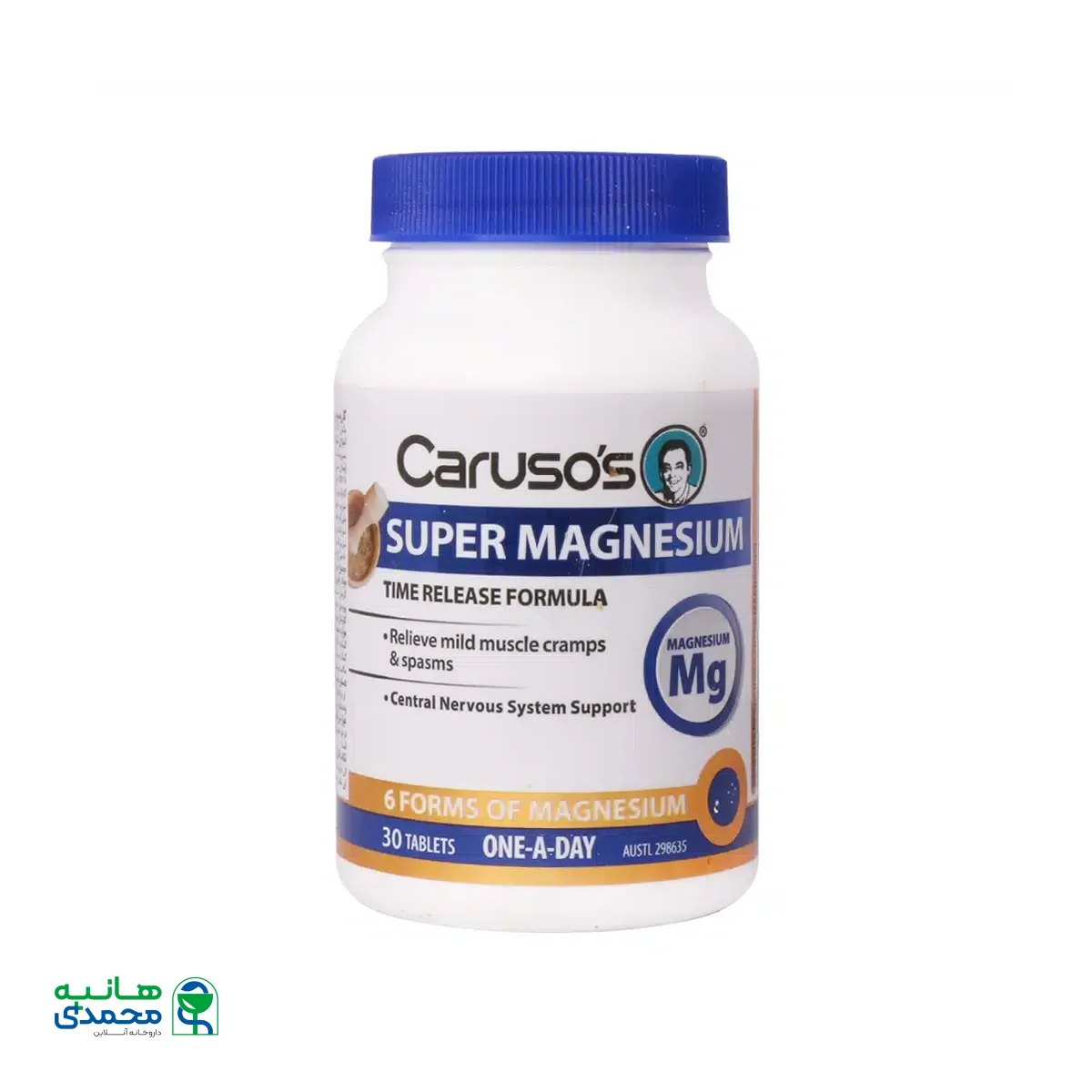 قرص سوپر منیزیم کاروسوس نچرال هلث 30 عدد