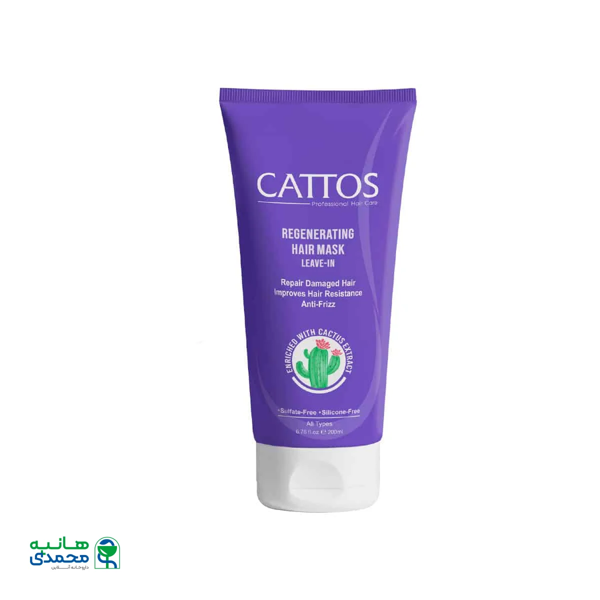 ماسک مو فاقد سولفات ترمیم کننده خارج از حمام کاتوس