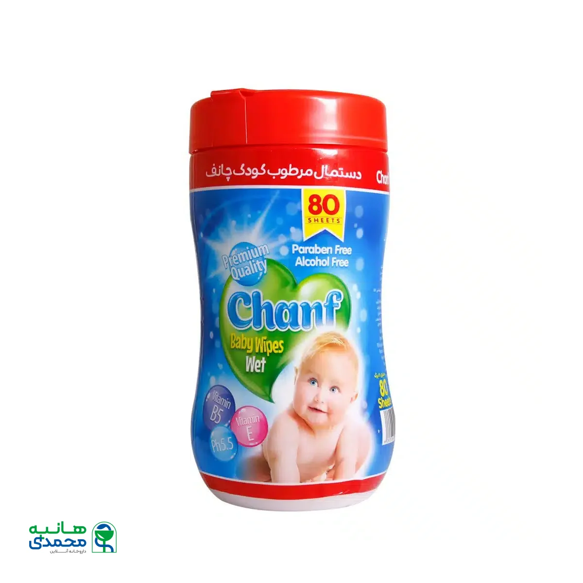 دستمال مرطوب کودک چانف 80 عدد