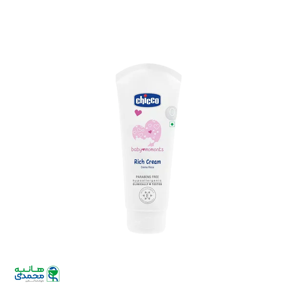 کرم چرب کننده پوست کودک چیکو مناسب پوست خشک ۱۰۰ میلی لیتر