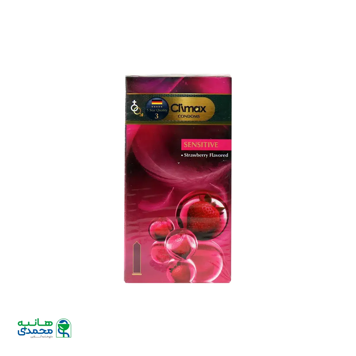 کاندوم ساده کلایمکس مدل Sensitive بسته ۱۲ عددی