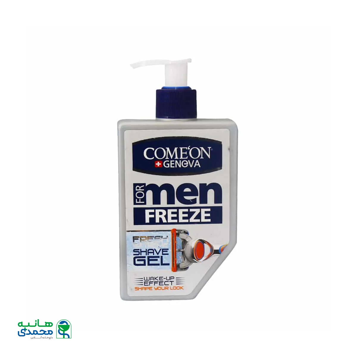 ژل اصلاح ریش مردانه کامان مناسب پوست خشک و حساس