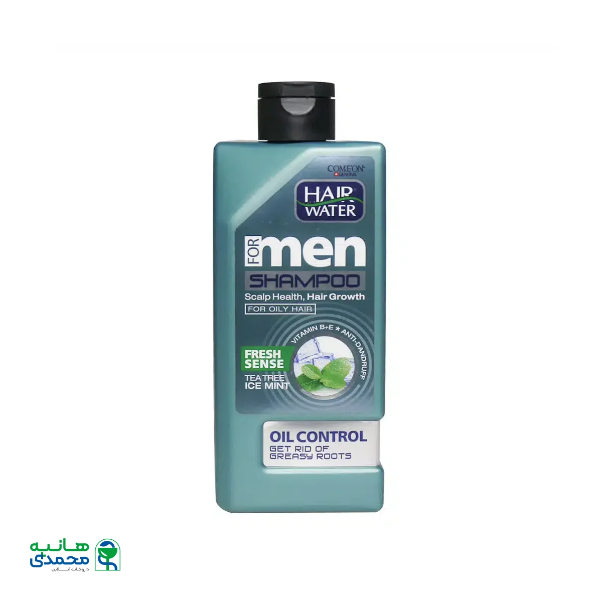 شامپو مردانه کامان مناسب موهای دارای شوره و چرب 410 میلی لیتر