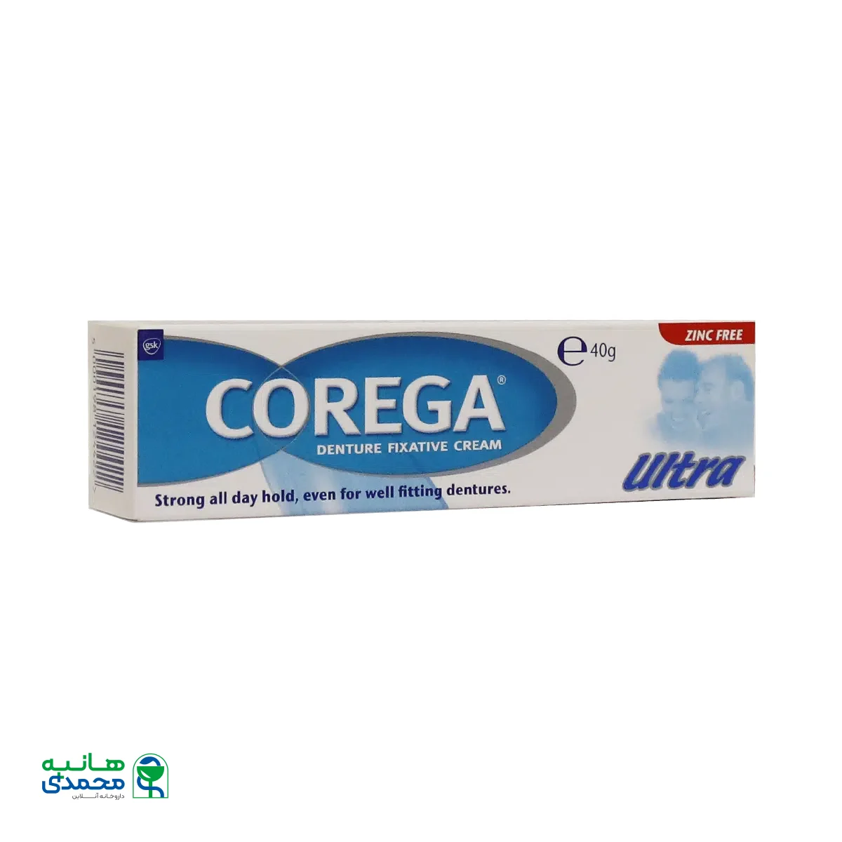 چسب دندان مصنوعی کورگا مدل اولترا ۴۰ گرم