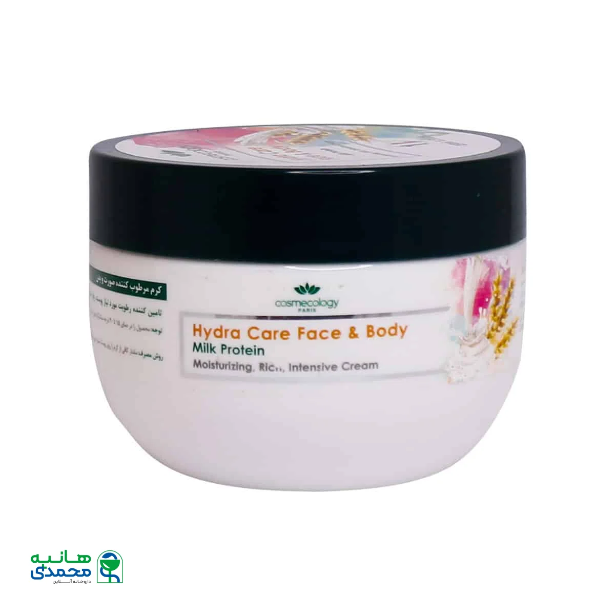 کرم مرطوب کننده صورت و بدن حاوی پروتئین شیر کاسمکولوژی