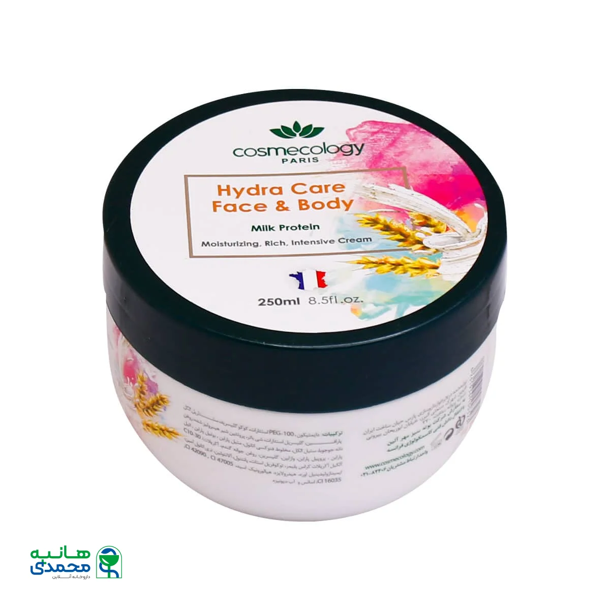 کرم مرطوب کننده صورت و بدن حاوی پروتئین شیر کاسمکولوژی