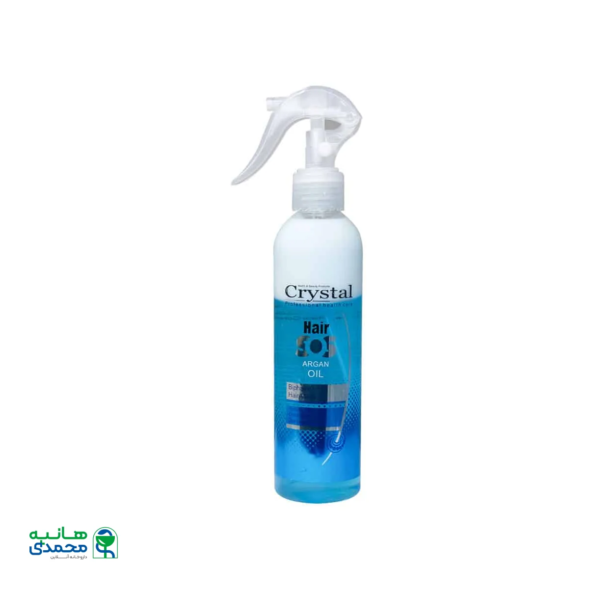 ماسک مو دو فاز کریستال حاوی روغن آرگان