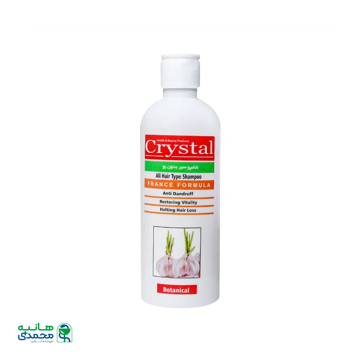 شامپو سیر بدون بو کریستال 400 میلی لیتر