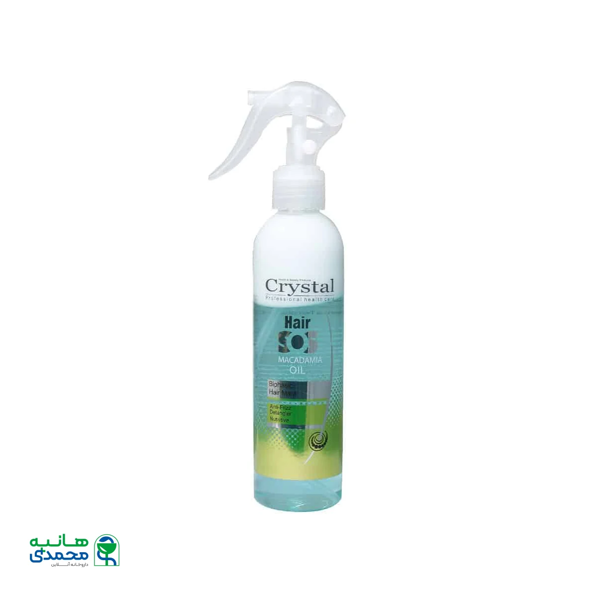 ماسک مو دو فاز حاوی روغن ماکادمیا کریستال