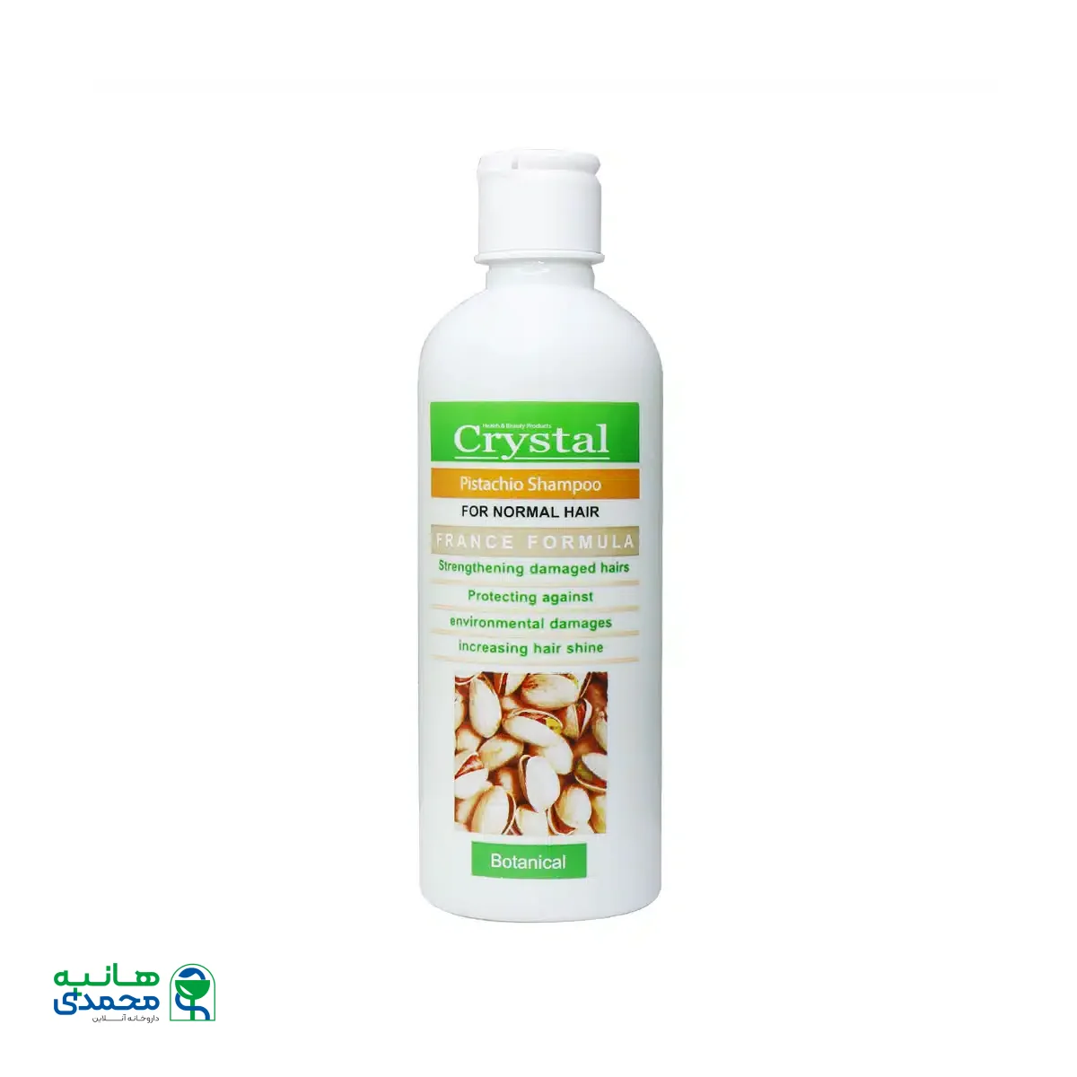 شامپو پسته کریستال مناسب موی معمولی 400 میلی لیتر