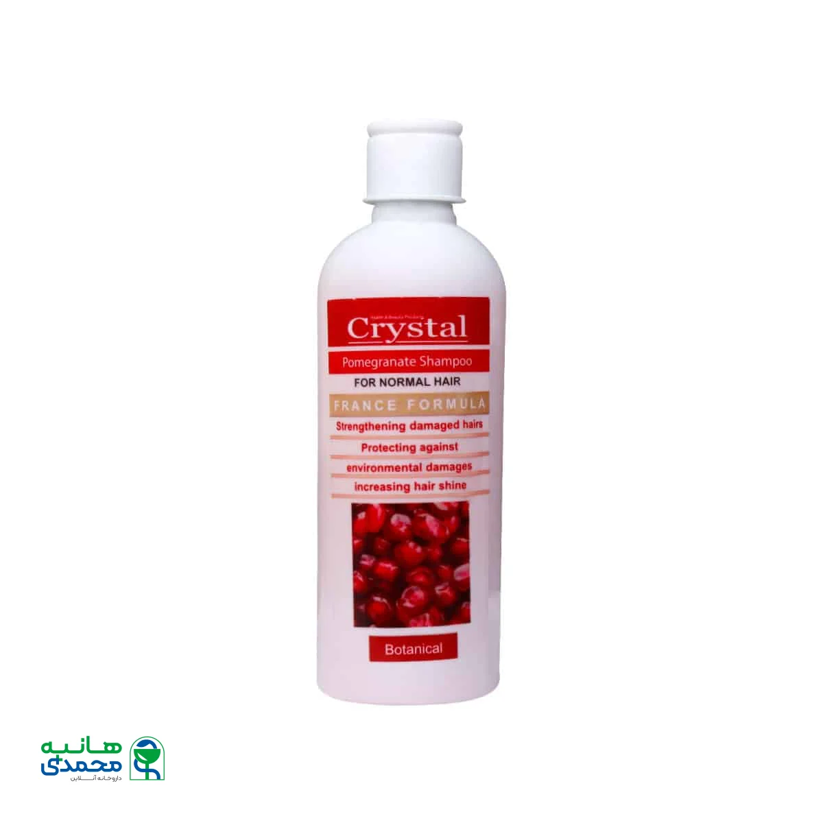 شامپو انار کریستال مناسب موهای رنگ شده