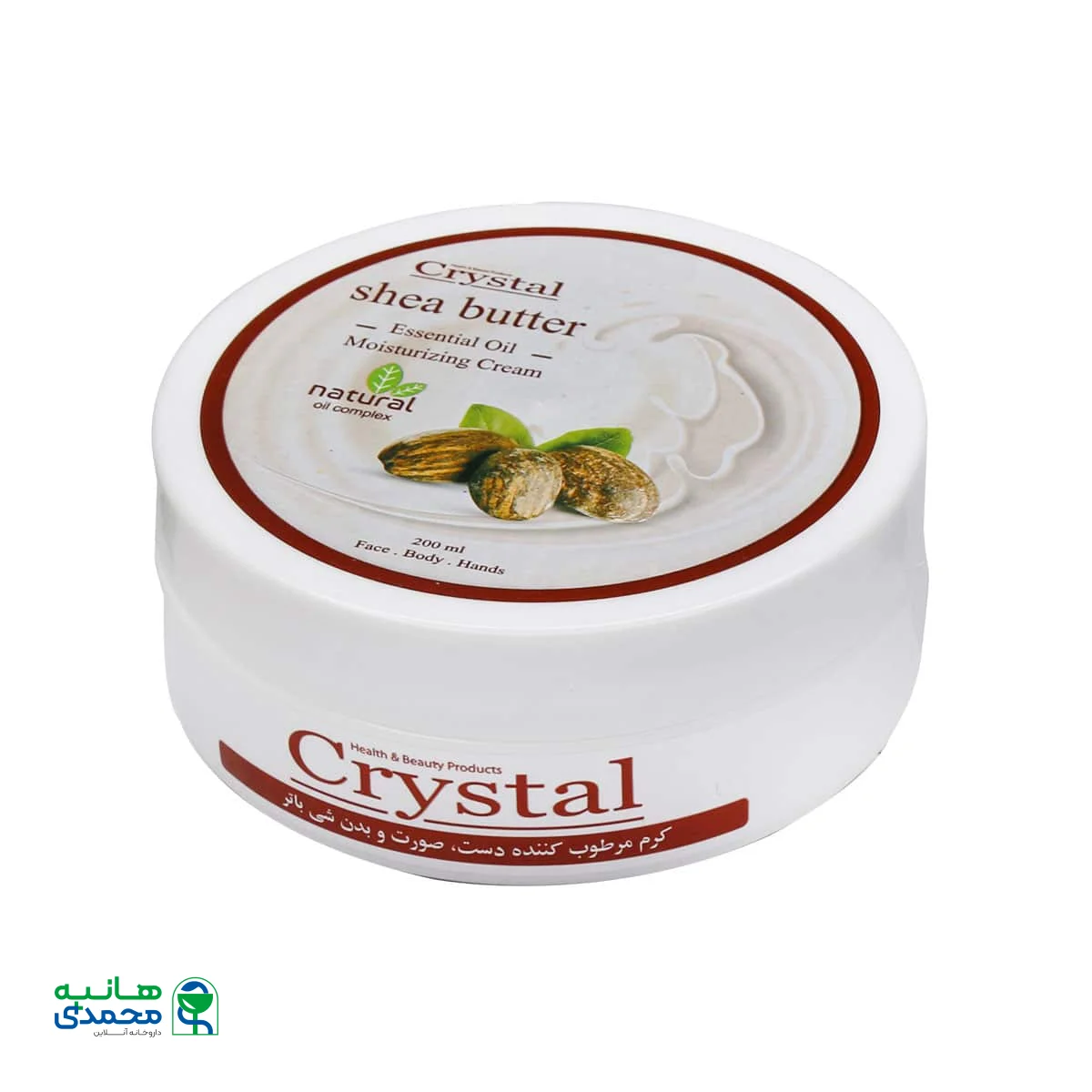 کرم مرطوب کننده صورت و بدن شی باتر کریستال
