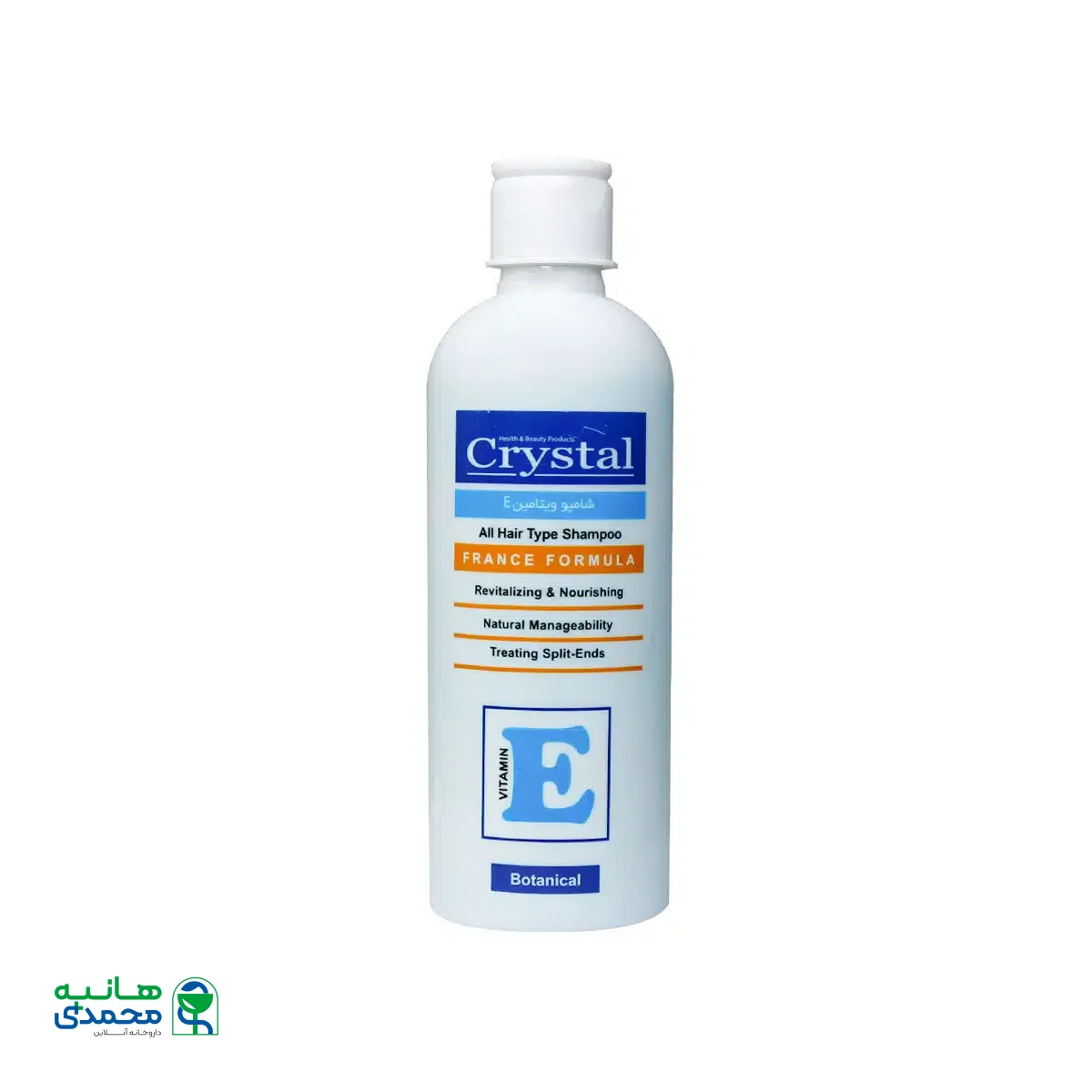 شامپو مرطوب کننده ویتامین E کریستال 400 میلی لیتر