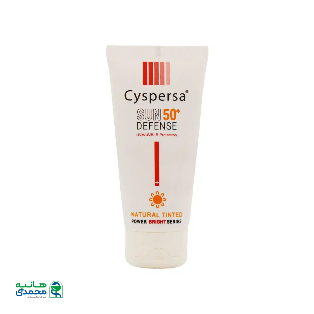 کرم ضد آفتاب رنگی روشن کننده SPF50 سیسپرسا 50 میلی لیتر