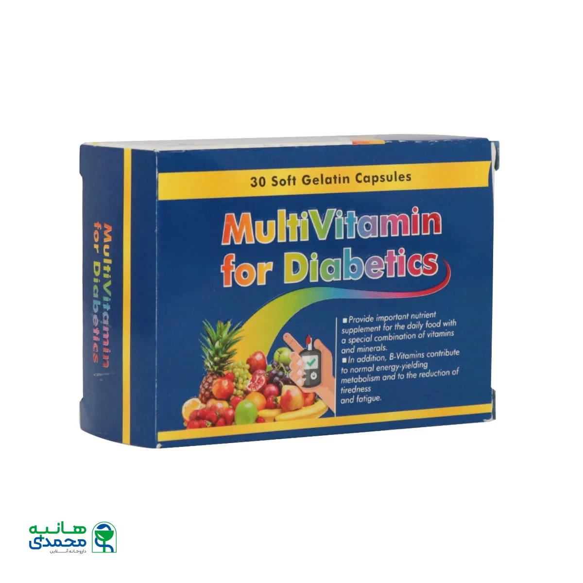 کپسول ژلاتینی مولتی ویتامین دیابتیک دانا