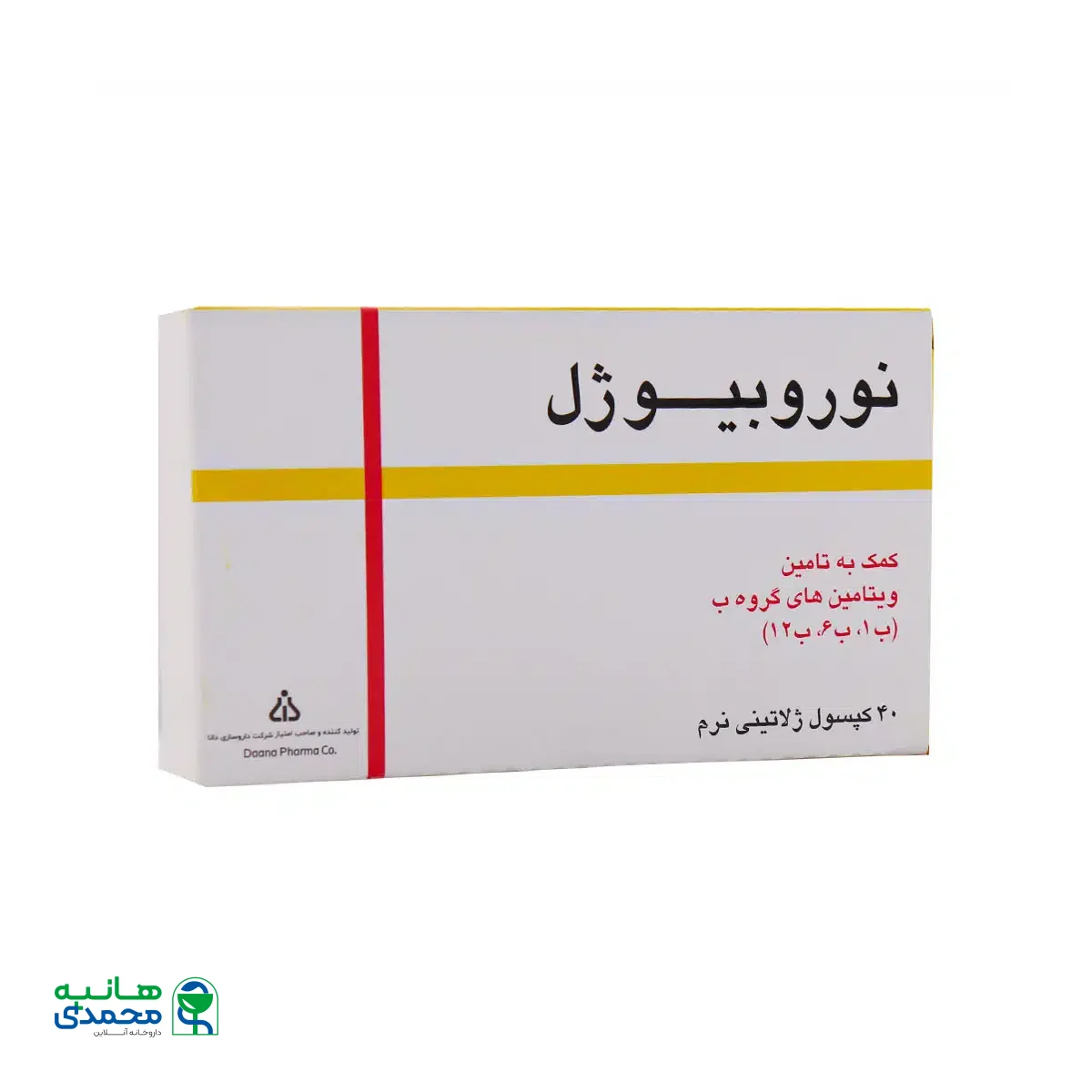 سافت ژل نوروبیوژل دانا 40 عدد