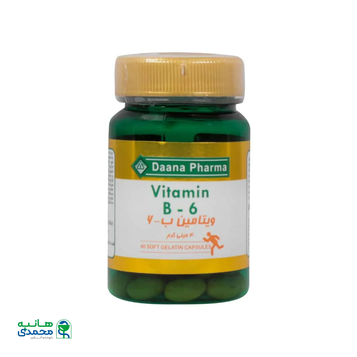 کپسول ویتامین 40 B6 میلی گرم دانا