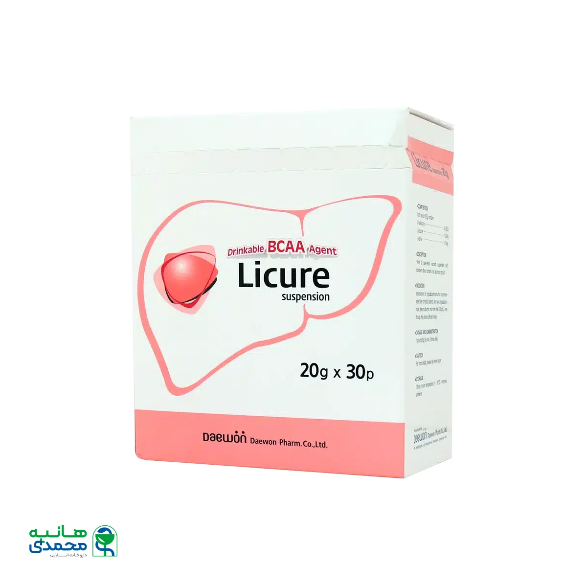 محلول خوراکی سوسپانسیون لیکیور BCAA دوون ۳۰ عددی