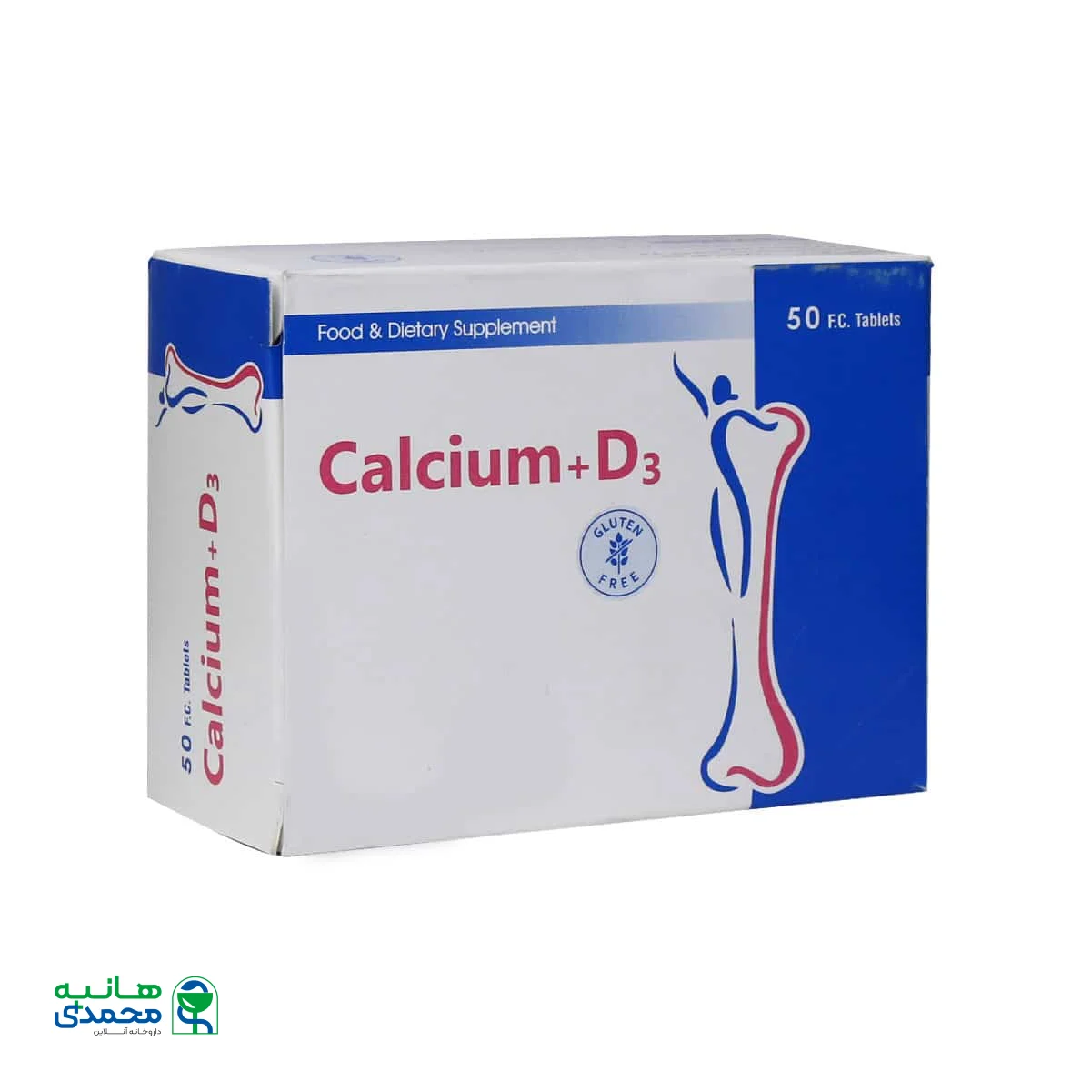 قرص روکش دار کلسیم و D3 داروپخش