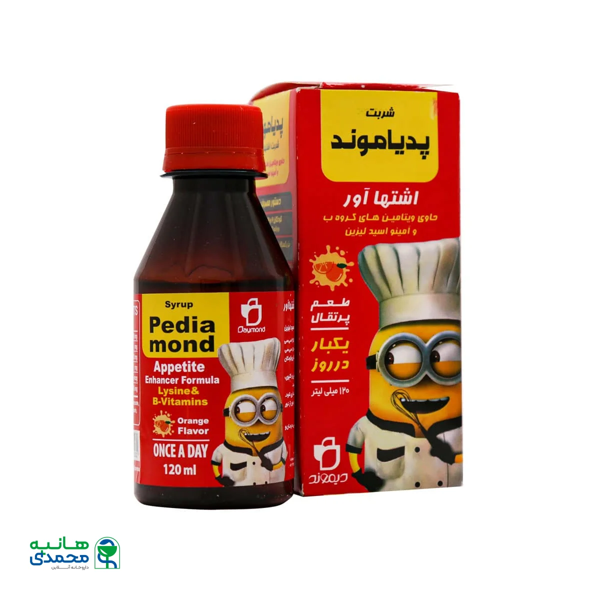 شربت اشتها آور کودکان پدیاموند دیموند